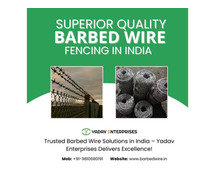 Superior Quality Barbed Wire Fencing in India