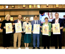 17th Global Film Festival Noida 2024 Poster Launched by Austrian Delegation