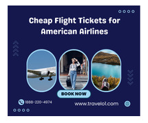 Book American Airlines Flight Tickets with Travelo1