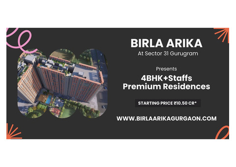 Birla Arika Sector 31 Gurgaon - A Location That Will Refresh You