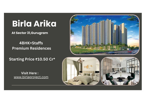 Birla Arika, Gurgaon - Experience Luxurious Living at