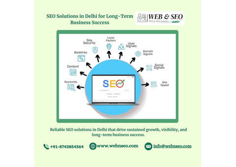 SEO Solutions in Delhi for Long-Term Business Success