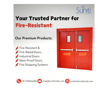 "Suniti: Leading Manufacturer of Industrial & Fire-Resistant Doors"