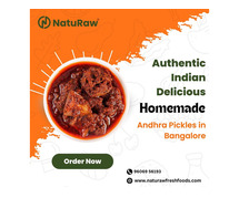 Homemade Andhra Pickles in Bangalore | +91 96069 56193 | NatuRaw