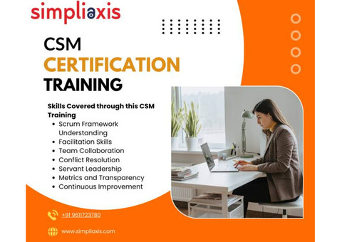 CSM Certification Training in India - Simpliaxis