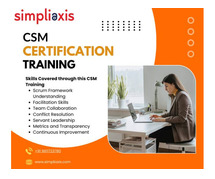 CSM Certification Training in India - Simpliaxis