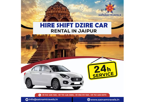 Jaipur Swift Dzire Car Hire - Easy Booking for Sightseeing Tour