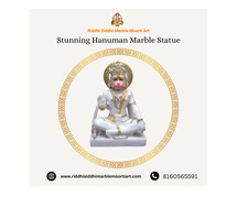 Stunning Hanuman Marble Statue