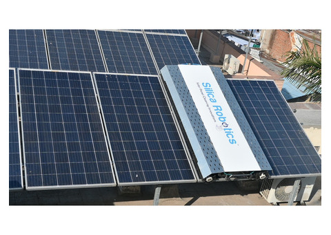 Robotic solar cleaning service