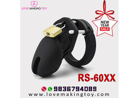 New Year Black Silicone Chastity Cage India Offer Call 9836794089