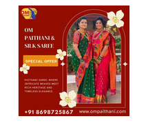 What is the price of a silk Paithani saree in Andhra Pradesh?