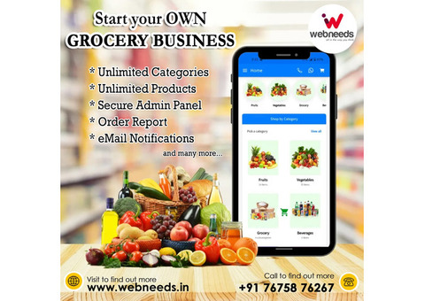 Grocery & Shopping Mobile Apps Development Services | WEB NEEDS