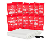 "Prepared Hero Fire Blanket: The Essential Tool for Fire Safety in Every Home"