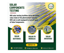 Solar Components Testing labs in Gurugram