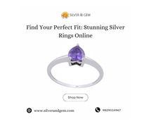 Find Your Perfect Fit: Stunning Silver Rings Online