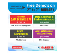 Attend Free Demo Class on 2nd January to 7th January 2025.