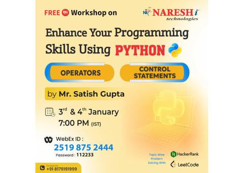 Free workshop on Python