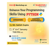 Free workshop on Python