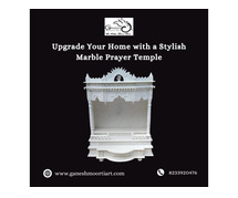 Upgrade Your Home with a Stylish Marble Prayer Temple