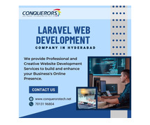 Laravel Web Development Company in Hyderabad | +91 701 319 6804 | Conquerors Tech