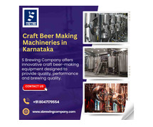 Craft Beer Making Machineries in Karnataka