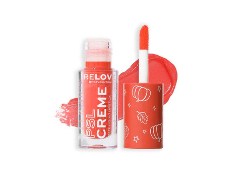 Makeup Revolution Relove PSL Creme Soft Matte Lip Pumpkin - HOK Makeup