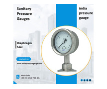 Sanitary Pressure Gauges - Diaphragm Seal | India Pressure Gauge