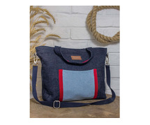 Buy Premium Denim Laptop Bags Online for Office & Travel