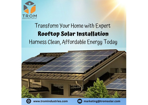 Transform Your Home with Expert Rooftop Solar Installation: Harness Clean, Affordable Energy Today