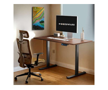 5% Off + Free Shipping on Woodensure Height Adjustable Table in India