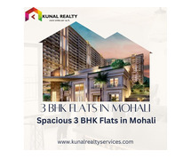 Spacious 3 BHK Flats in Mohali