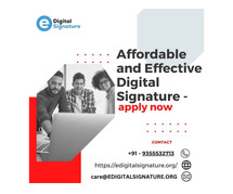 Affordable and Effective Digital Signature - apply now.