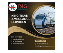 King Train Ambulance in Ranchi provides transportation facility in emergency situations