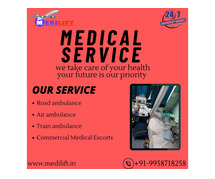 Use Medilift Train Ambulance Service in Kolkata