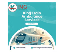 Choose King Train Ambulance in Mumbai to transport patients over long distances