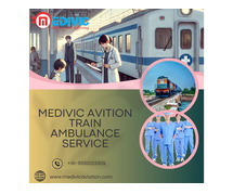 Medivic Aviation Train Ambulance in Kolkata provide  transfer facilities to patients