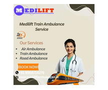 Medilift Train ambulance service in Jabalpur provides transport as one of the best services