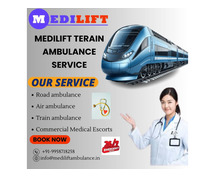 Medilift Train Ambulance Service Transports Patients from Mumbai to Other Places