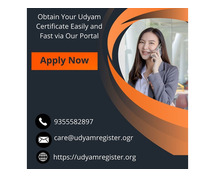 Obtain Your Udyam Certificate Easily and Fast via Our Portal