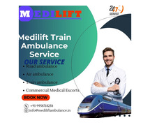 Medilift Train Ambulance Service in Nagpur transport sick patient service