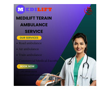 Medilift Train Ambulance Service in Bangalore transport sick patient service