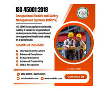 ISO 45001 Certification in Delhi