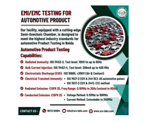 EMI EMC Testing Lab Services in India