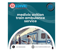 Medivic Aviation Train Ambulance Service in Jamshedpur provide quick and easy patient transfer