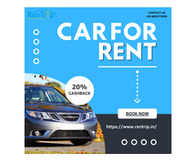 Delhi Car Rental at Your Location with Flat 20% Cashback