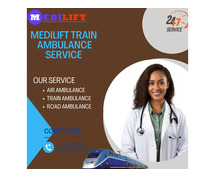 Medilift Train Ambulance Services in Chennai emergency transport