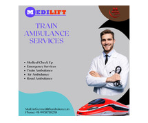 Medilift train ambulance service in Bangalore emergency medical transfer service provides