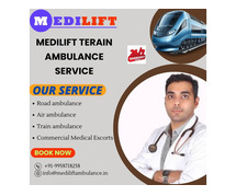 Medilift Train Ambulance Service Helps Healthcare Patients in Distress in Patna