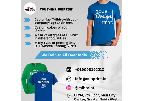 Custom T-Shirt Printing Made Easy with MibPrint