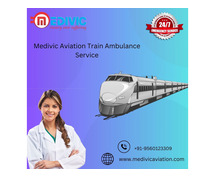 Medivic Aviation Train Ambulance Services in Guwahati ensures hassle-free patient transfer